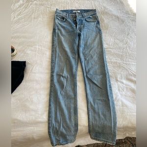 GRLFRND Straight Leg Helena Jeans in Last Dance